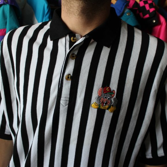 **Sold**Chuck E Cheese Referee Uniform T-Shirt - Picture 3 of 7